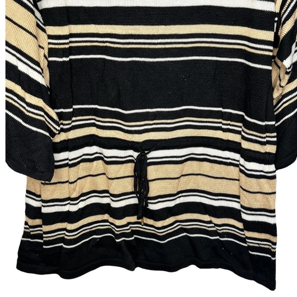 Vintage Chaps Sweater Top with Drawstring Waist - Picture 3 of 6